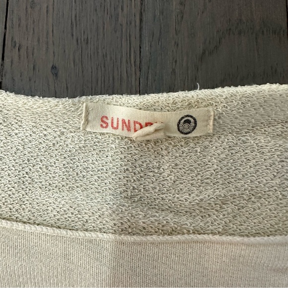 SUNDRY La Mer 1839 Long Sleeve Lightweight Sweatshirt Top - Picture 2 of 8
